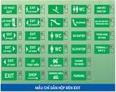 Bảng báo thoát hiểm Việt Nam 1 mặt